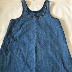 topshop denim dress